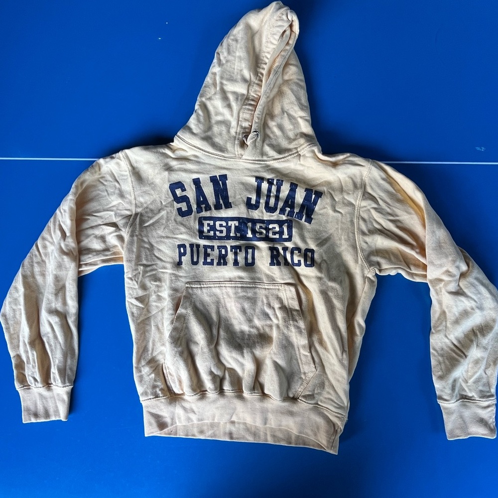 San Juan Puerto Rico Yellow Hoodie